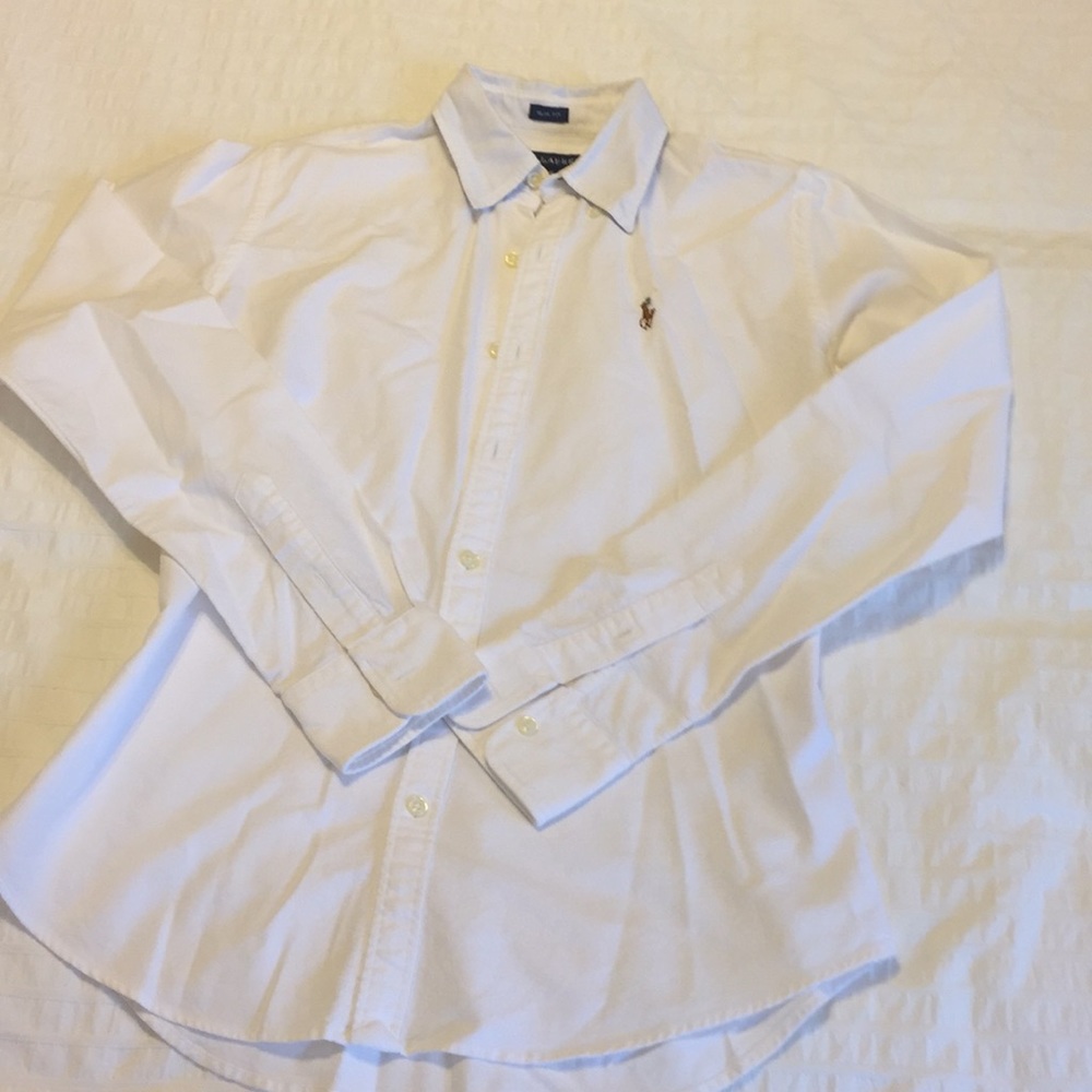 Ralph Lauren white polo size 2